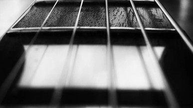 E-Guitar fretboard